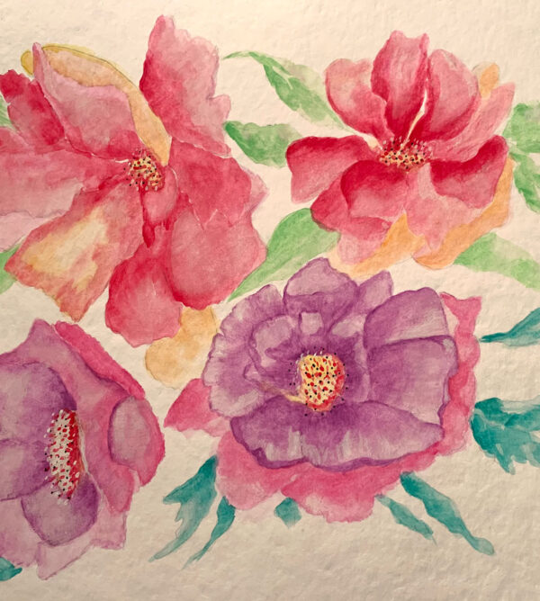 Flowers watercolor