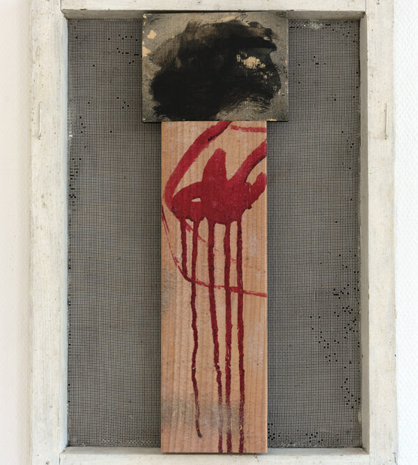 Karlos Kaplan. Moskitonetz Nr2 Union Series 2021. 69x50,5 cm. Photography phototransfer and acrylic on wood