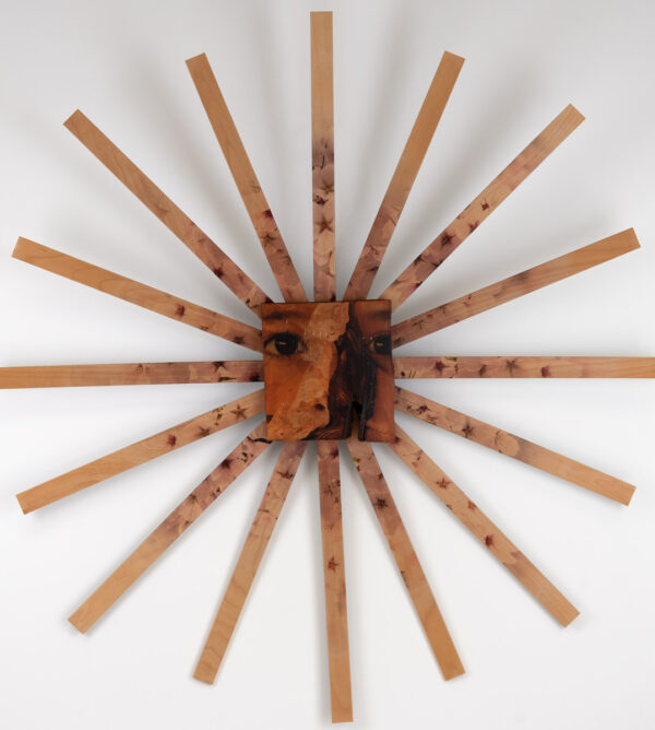 MARIA. 2022. Karlos Kaplan. 163x158x6,7 cm. Photography, phototransfer and acrylic on wood-01